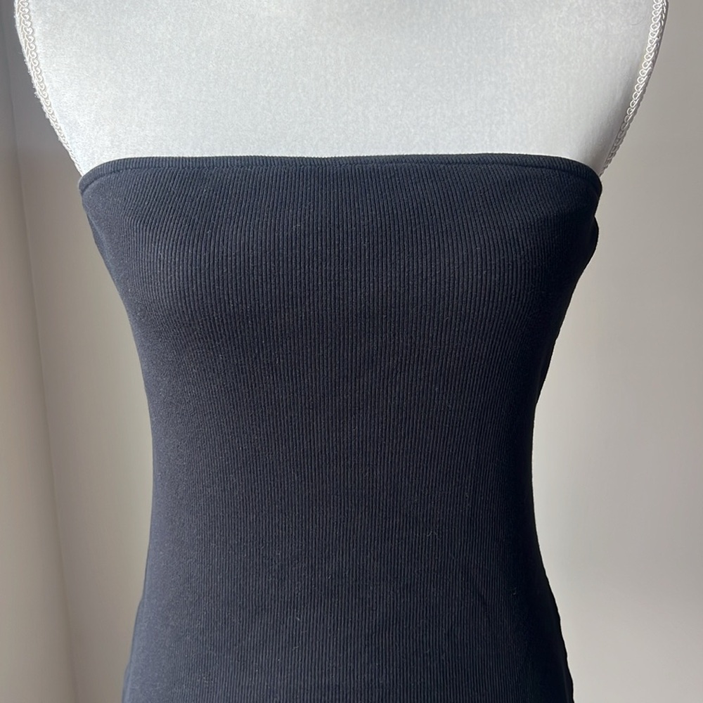 5/$25 H&M Strapless Ribbed Mini Dress - Picture 2 of 7